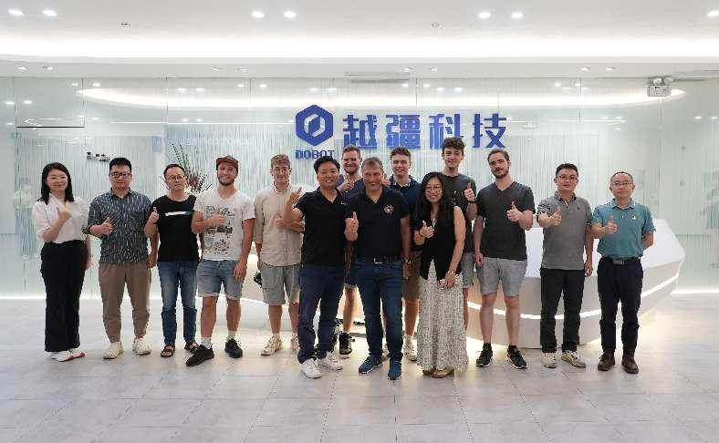 越疆機器人,越疆,越疆科技,AI機器人,咖啡機器人,X-Trainer,具身智能,人形機器人-國際交流不斷，德國職校代表團到訪越疆